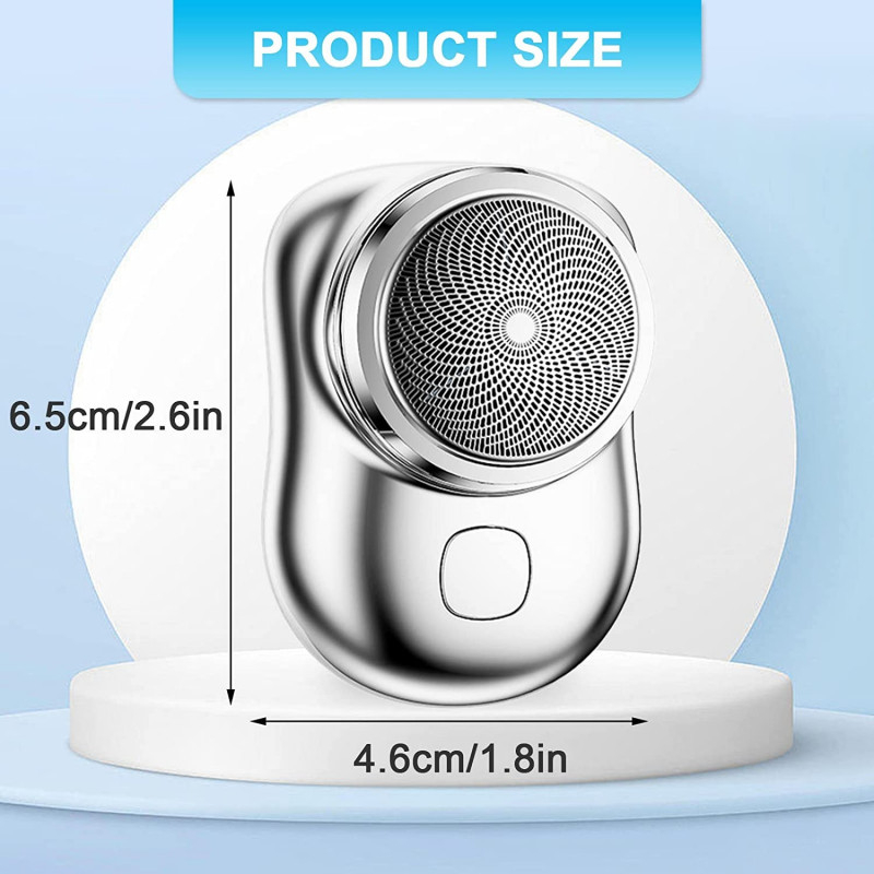 Premium Quality Water Proof Quick Mini 6 Blades Portable USB Rechargeable Cordless Electric Shaver