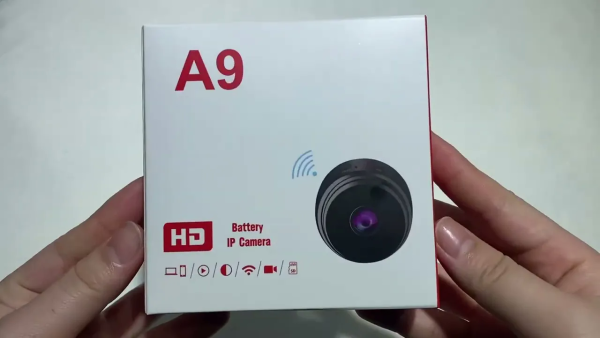 A9 Mini Wireless WiFi Camera – HD 1080p Night Vision, Motion Detection, Remote View
