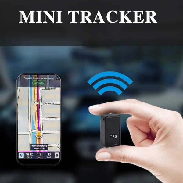 GPS Mini Tracker Long Battery Backup Locator Car/Bike/Pets/Kids Safety (GF-07)